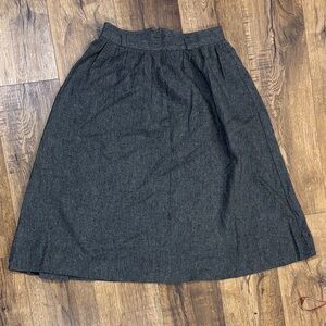 🔥ILHWU Junior place Vintage Gray Wool Women's Skirt🔥